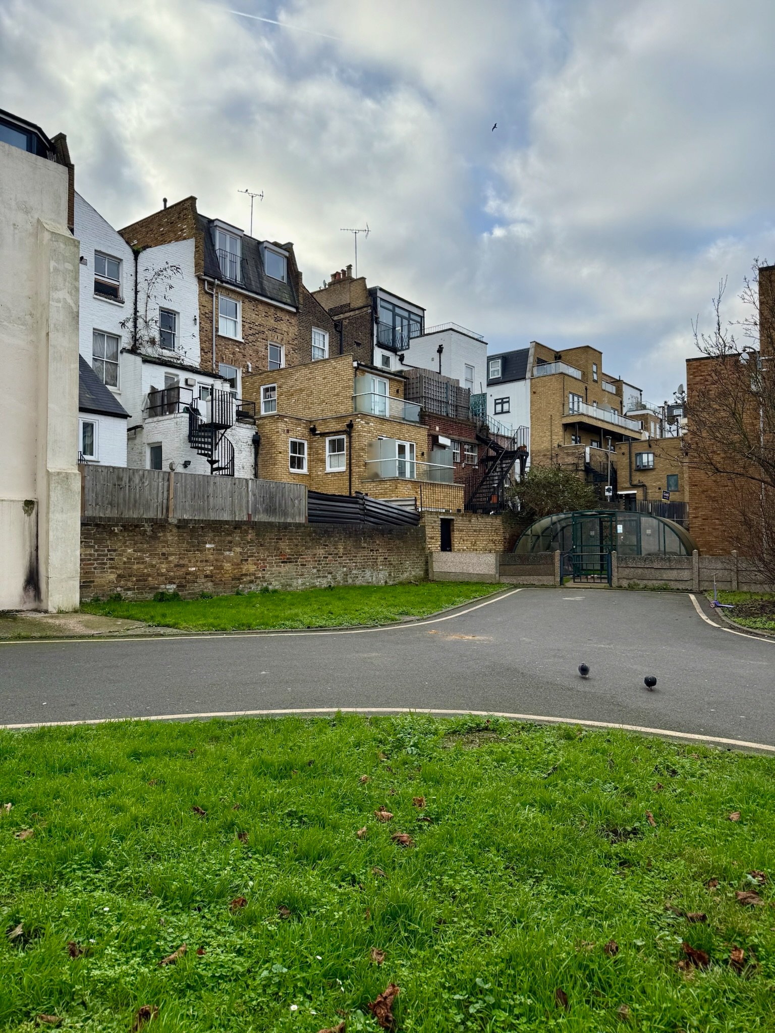 Housing to the rear of Lavender Hill