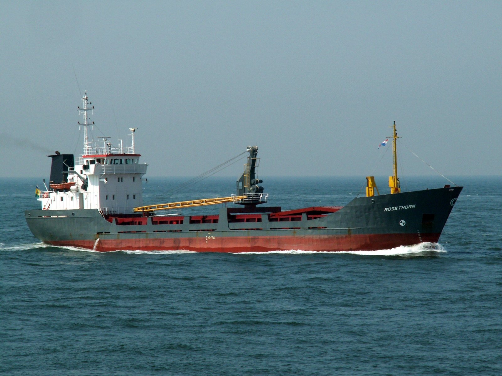 Rosethorn approaching Port of Rotterdam