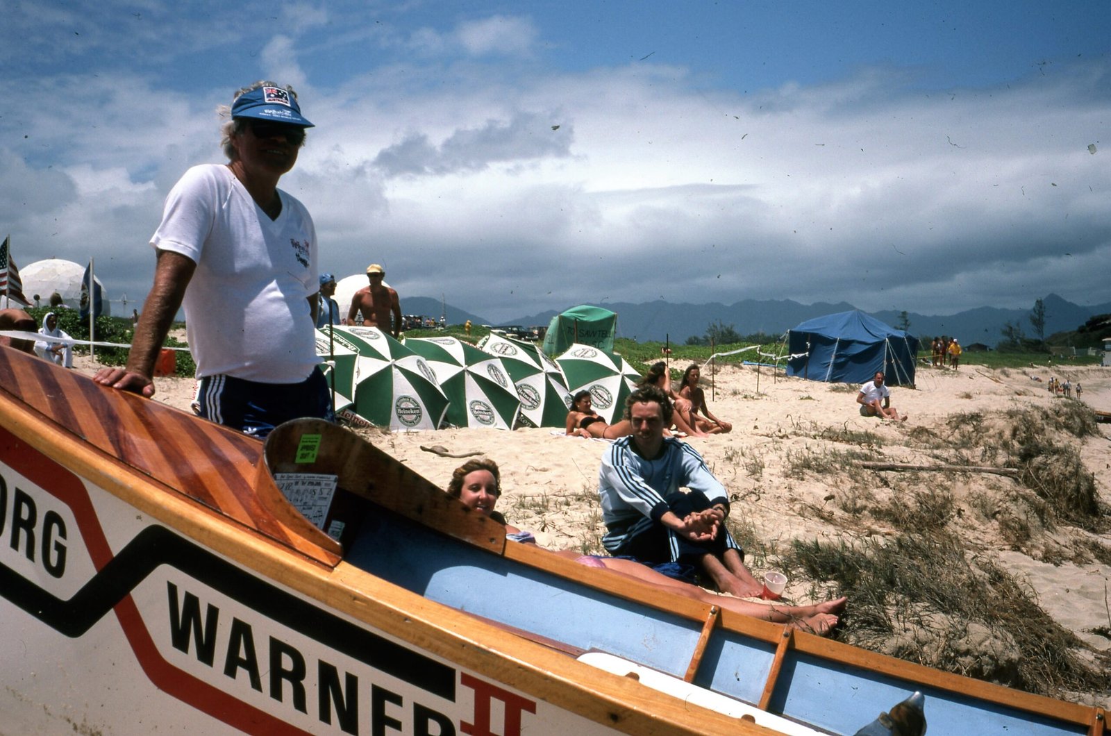 Palm Beach Qld Surf Life Saving Club - World Inter-Club Surf Life Saving Championships Hawaii 1983 - Bellows Beach, Oahu - Photo Graham Stockwell 10403-014-010