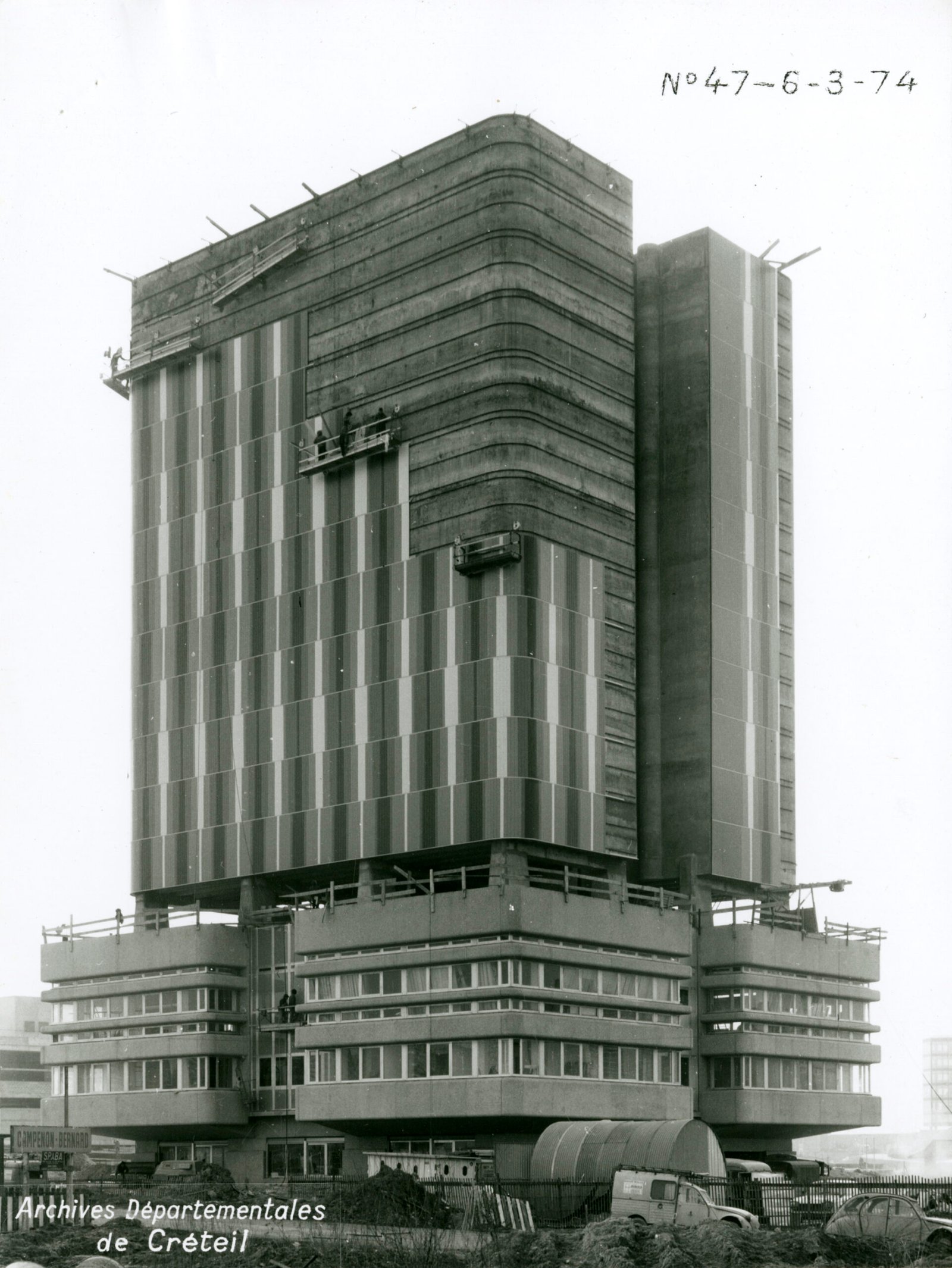 Archives départementales en cours de construction