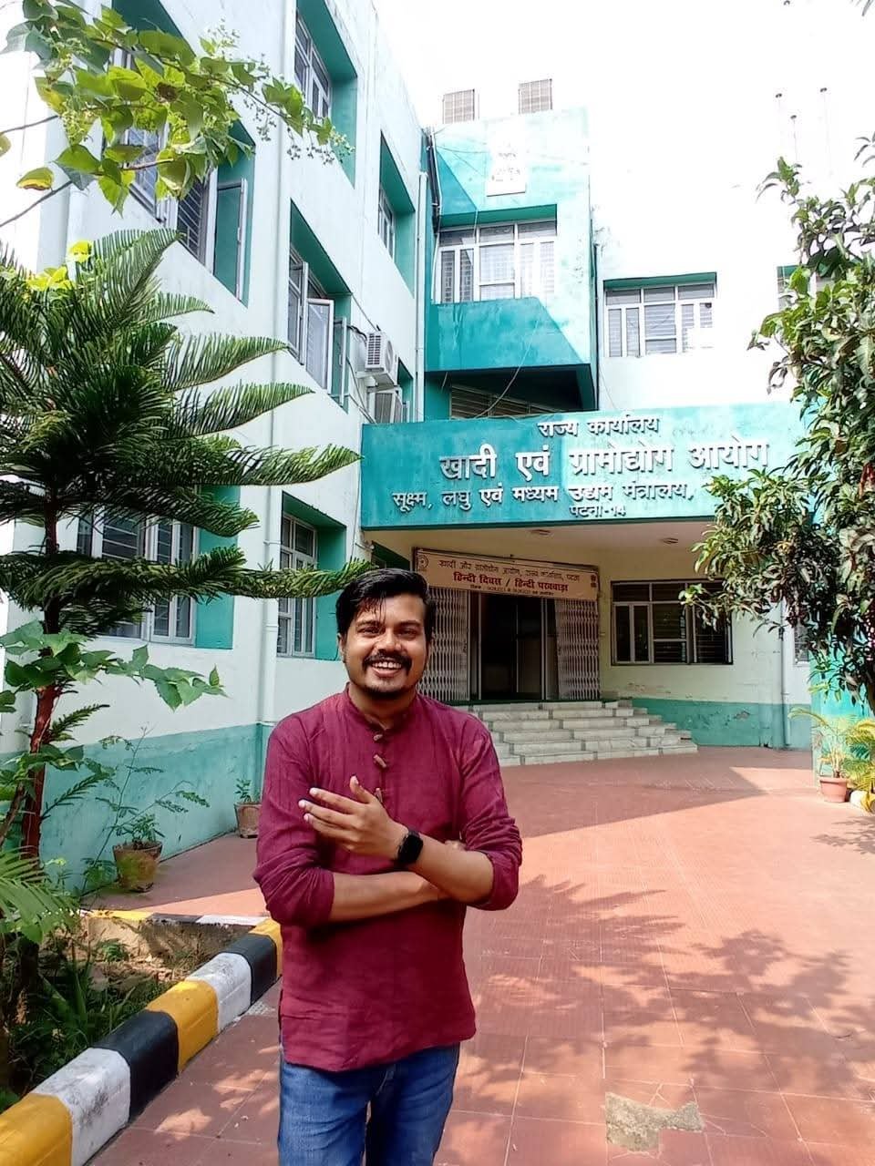 Ranjan Mistry Indian Social Entrepreneur at Khadi Gram Udhyog Aayog Patna