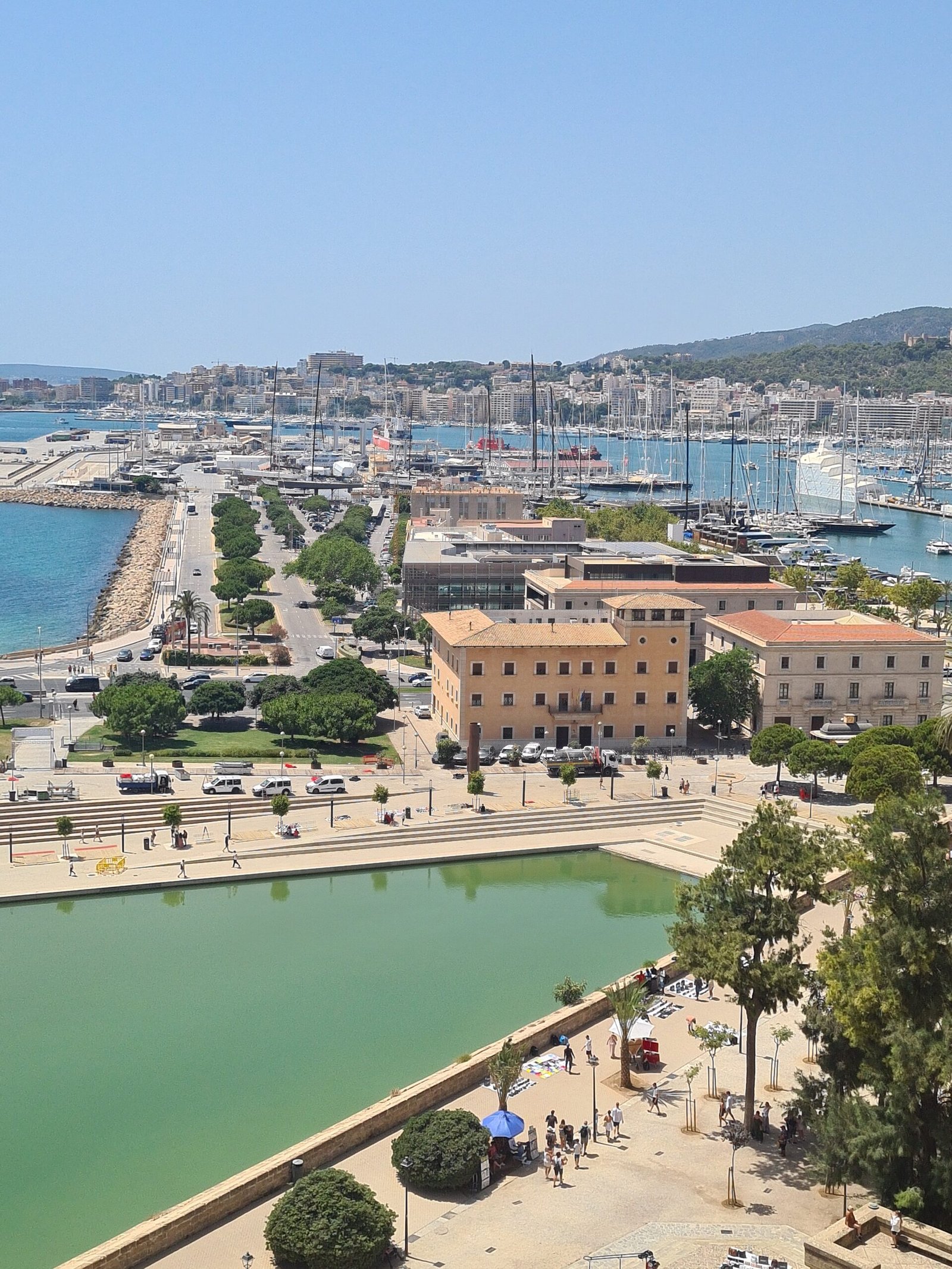 Port view from Palma Cathedral