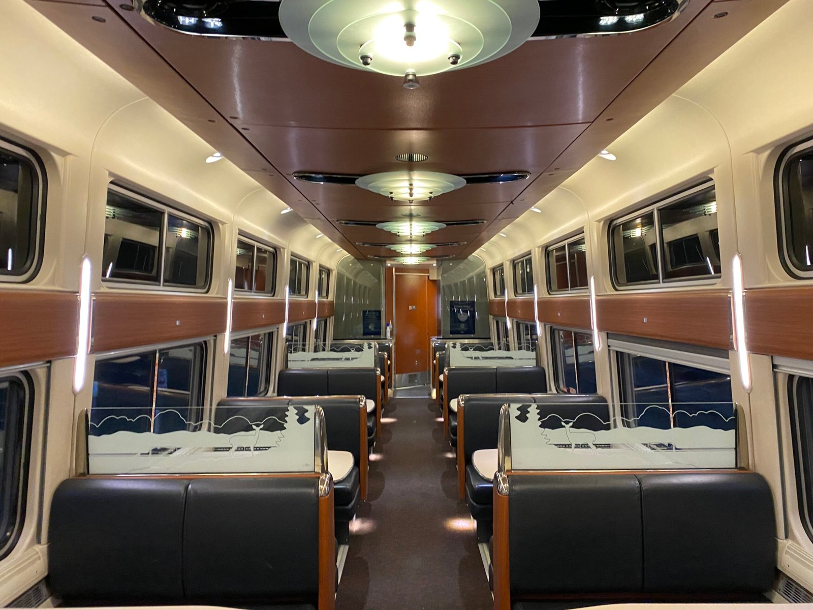 CAF Viewliner II Diner Interior